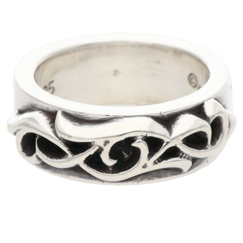 Chrome Hearts DBL Narrow Vine Band Silver Ring Size ONE SIZE