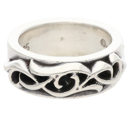 Chrome Hearts DBL Narrow Vine Band Silver Ring Size ONE SIZE