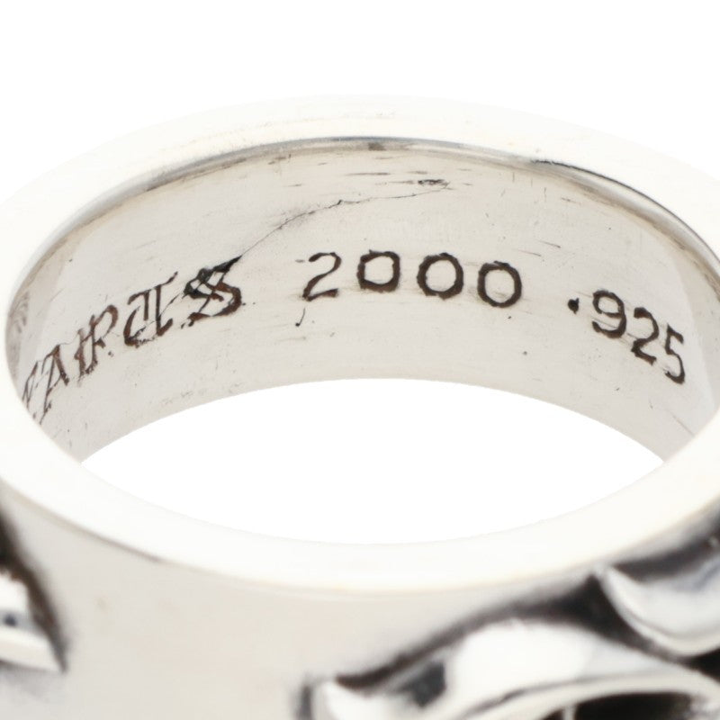 Chrome Hearts DBL Narrow Vine Band Silver Ring Size ONE SIZE