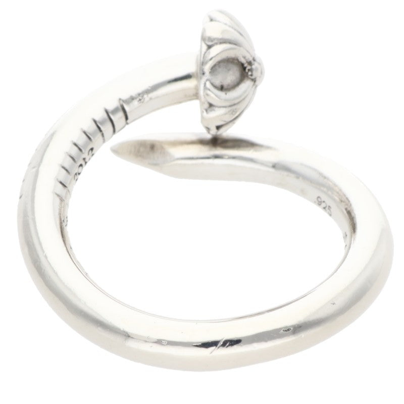 Chrome Hearts NAIL CRSBALL Silver Ring Size US 5.5