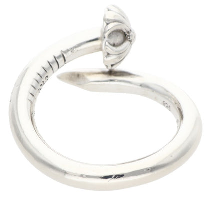 Chrome Hearts NAIL CRSBALL Silver Ring Size US 5.5