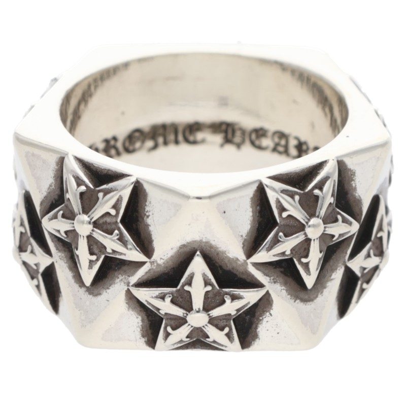 Chrome Hearts PENTAGON STAR Silver Ring Size ONE SIZE