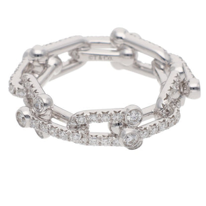TIFFANY&Co. Hardware Small Link K18WG Pave Size ONE SIZE
