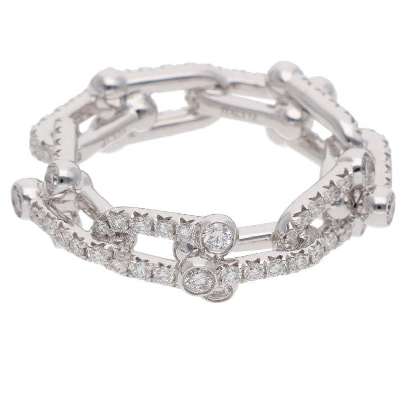 TIFFANY&Co. Hardware Small Link K18WG Pave Size ONE SIZE