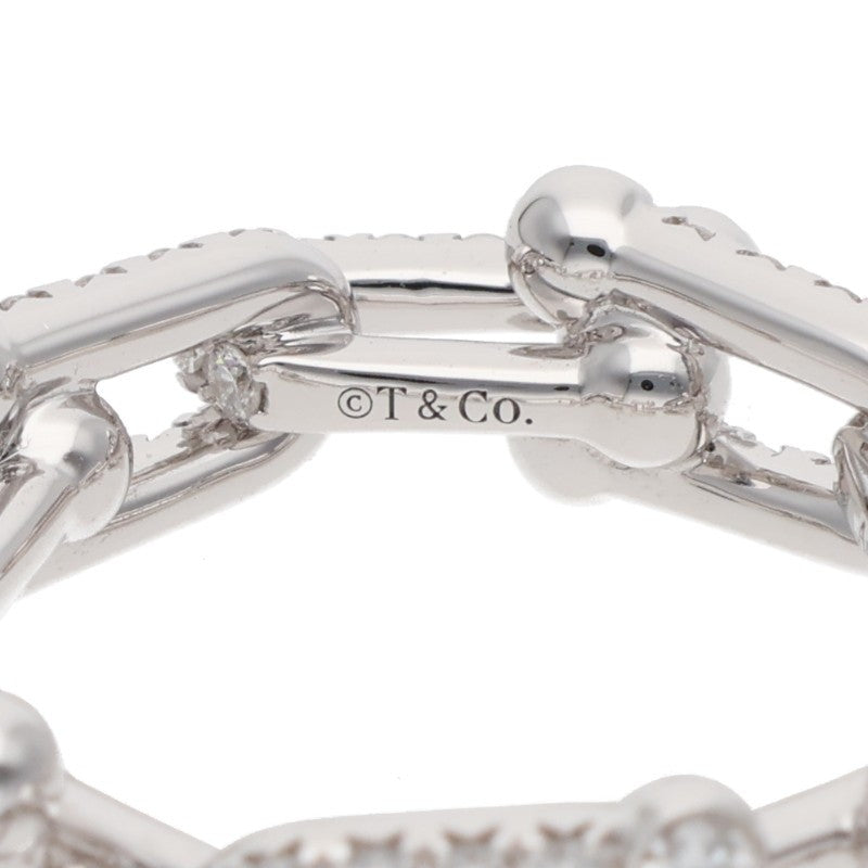 TIFFANY&Co. Hardware Small Link K18WG Pave Size ONE SIZE