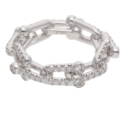 TIFFANY&Co. Hardware Small Link K18WG Pave Size ONE SIZE
