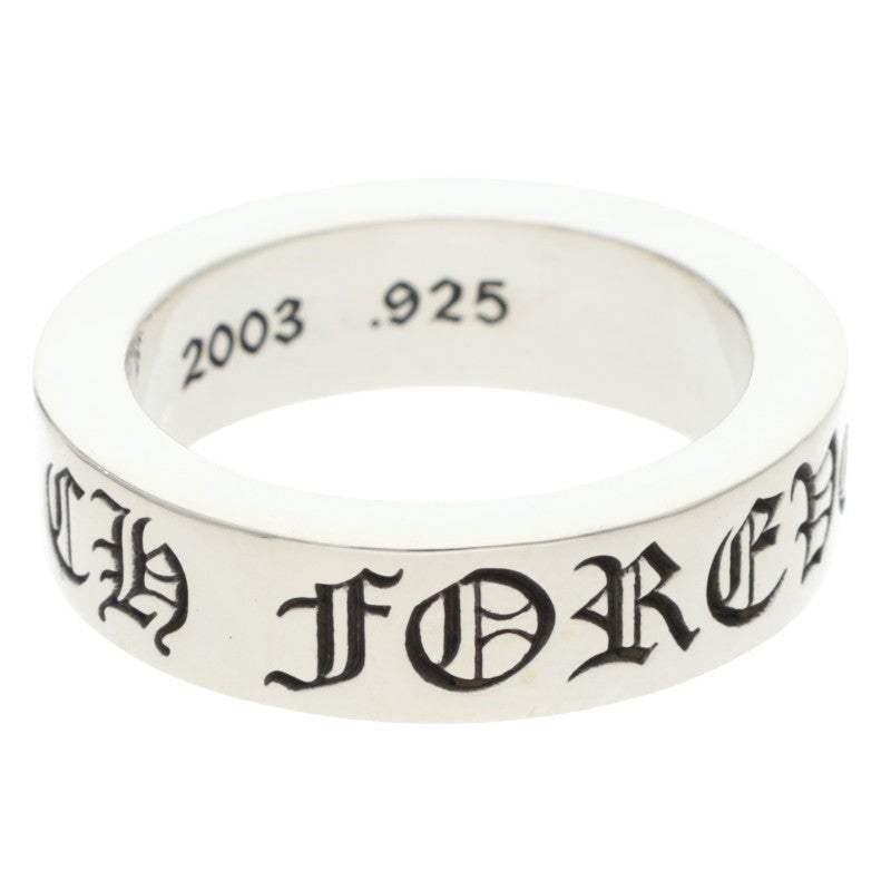 Chrome Hearts 6mm Spacer FOREVER Silver Ring Size ONE SIZE