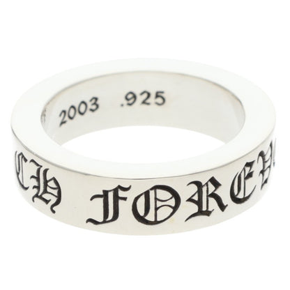 Chrome Hearts 6mm Spacer FOREVER Silver Ring Size ONE SIZE