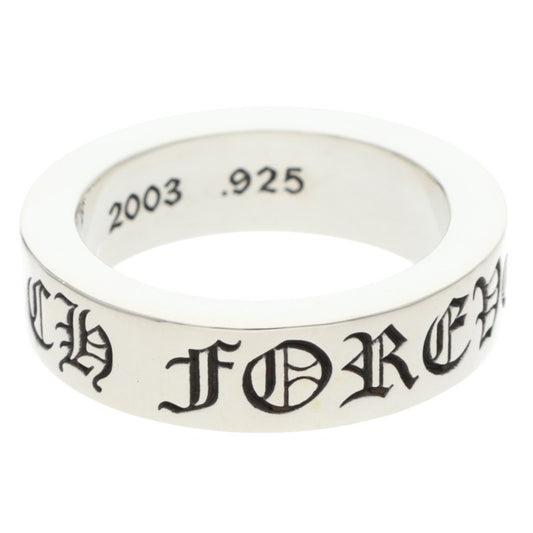 Chrome Hearts 6mm Spacer FOREVER Silver Ring Size ONE SIZE