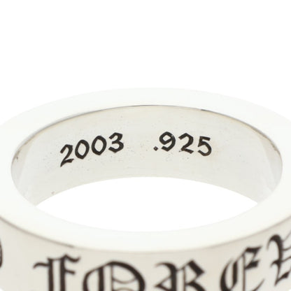 Chrome Hearts 6mm Spacer FOREVER Silver Ring Size ONE SIZE