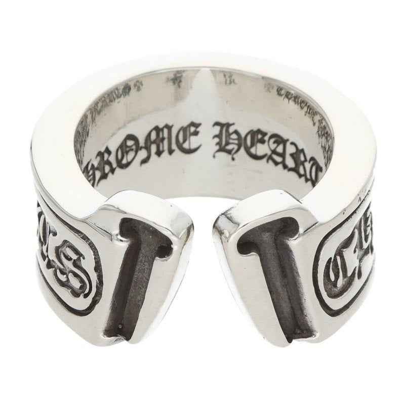 Chrome Hearts LG SCROLL LABEL Silver Ring Size ONE SIZE