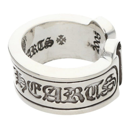 Chrome Hearts LG SCROLL LABEL Silver Ring Size ONE SIZE