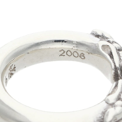 Chrome Hearts DOUBLE DOG RING 925 Silver Ring Size US 4.5