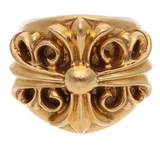 Chrome Hearts 22K Gold Keeper Ring Size ONE SIZE