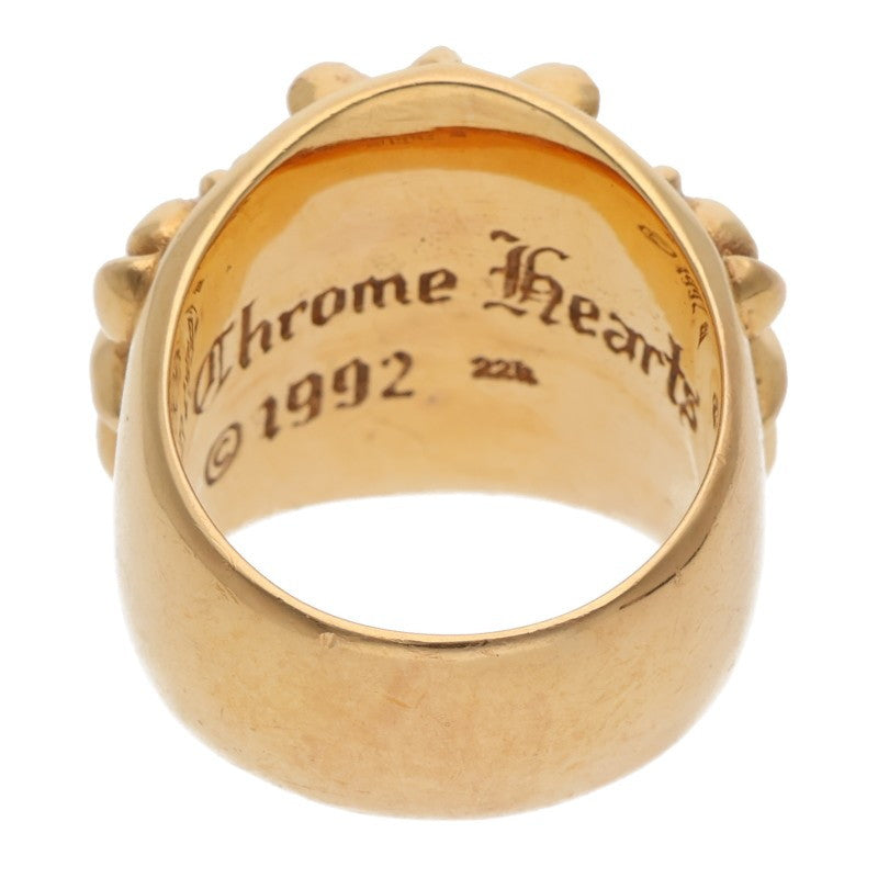 Chrome Hearts 22K Gold Keeper Ring Size ONE SIZE