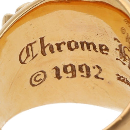 Chrome Hearts 22K Gold Keeper Ring Size ONE SIZE