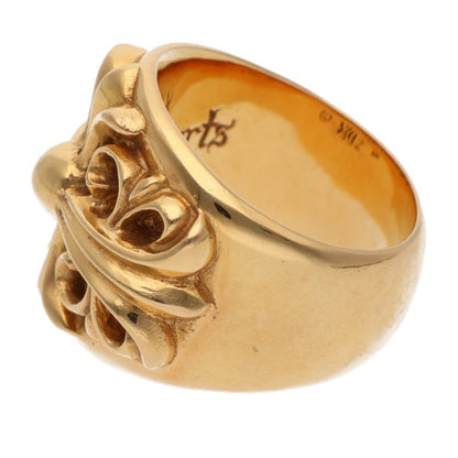 Chrome Hearts 22K Gold Keeper Ring Size ONE SIZE