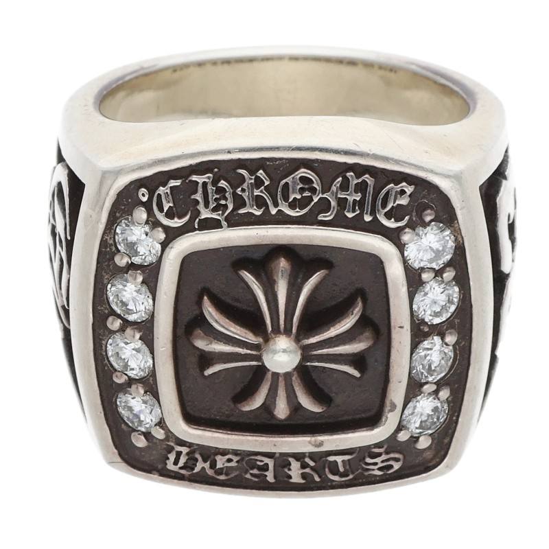 Chrome Hearts Large Champion Pave Diamond Size ONE SIZE