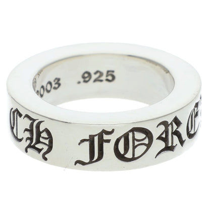 Chrome Hearts 6mm Spacer Forever Silver Ring Size US 4.5