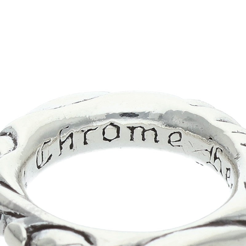 Chrome Hearts SCRL BAND Silver Ring Size US 4