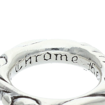 Chrome Hearts SCRL BAND Silver Ring Size US 4