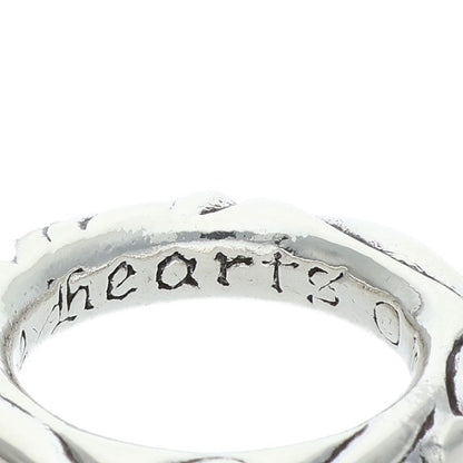 Chrome Hearts SCRL BAND Silver Ring Size US 4