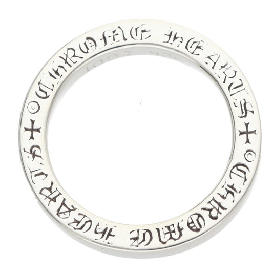 Chrome Hearts 3mm Spacer Plain Silver Ring Size ONE SIZE