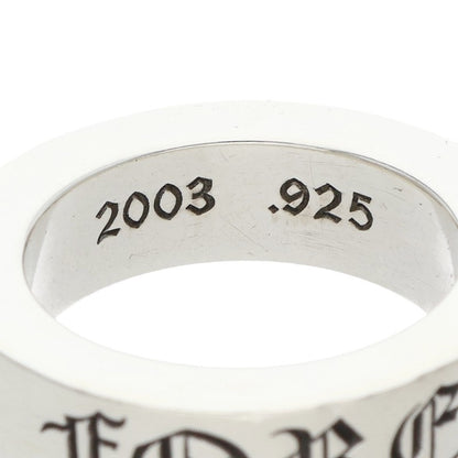 Chrome Hearts 6mm Spacer Forever Silver Ring Size US 5