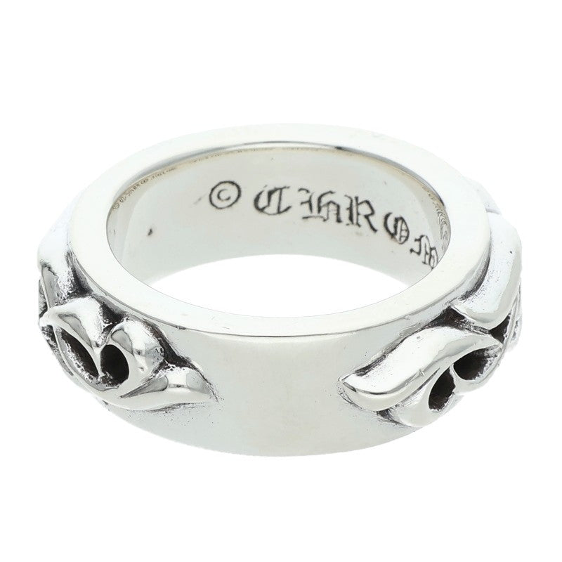 Chrome Hearts DBL Narrow Vine Band Silver Ring Size ONE SIZE