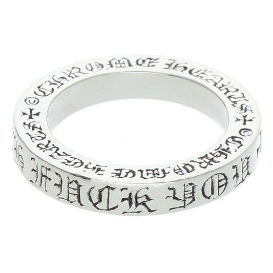 Chrome Hearts 3mm Spacer F*CK YOU Silver Ring Size ONE SIZE