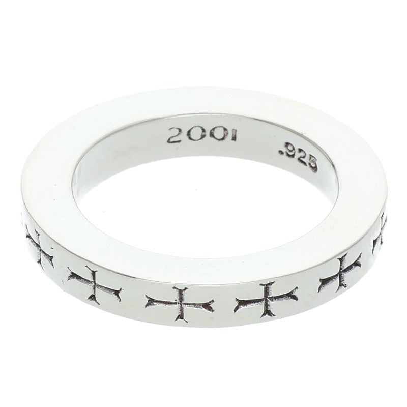 Chrome Hearts 3mm Spacer F*CK YOU Silver Ring Size US 5.5
