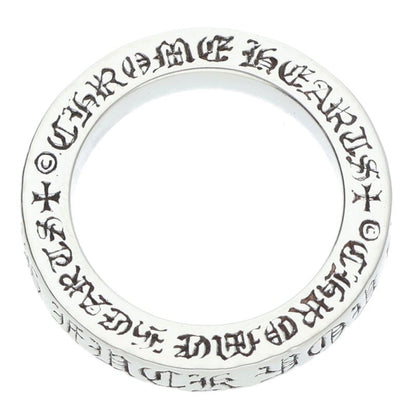 Chrome Hearts 3mm Spacer F*CK YOU Silver Ring Size US 5.5