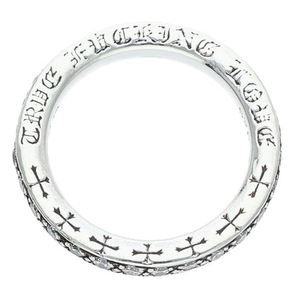 Chrome Hearts Genuine PAVE Diamond Silver Ring Size US 6