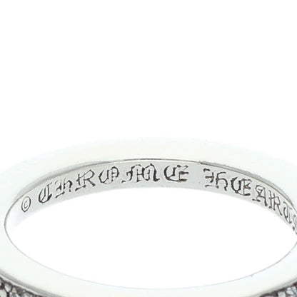 Chrome Hearts Genuine PAVE Diamond Silver Ring Size US 6