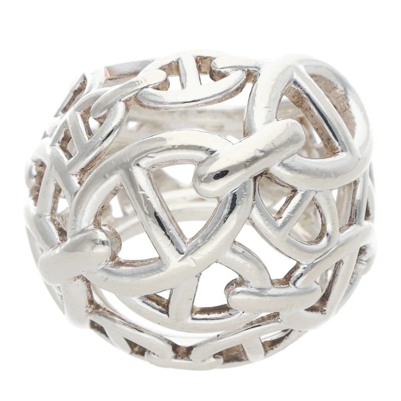 HERMES Chaine d'Ancre Enchainee TGM Silver Size ONE SIZE