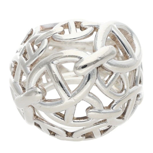 HERMES Chaine d'Ancre Enchainee TGM Silver Size ONE SIZE
