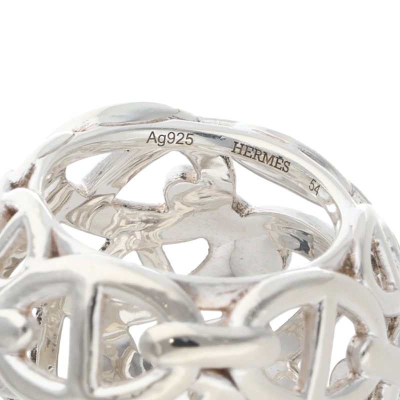 HERMES Chaine d'Ancre Enchainee TGM Silver Size ONE SIZE