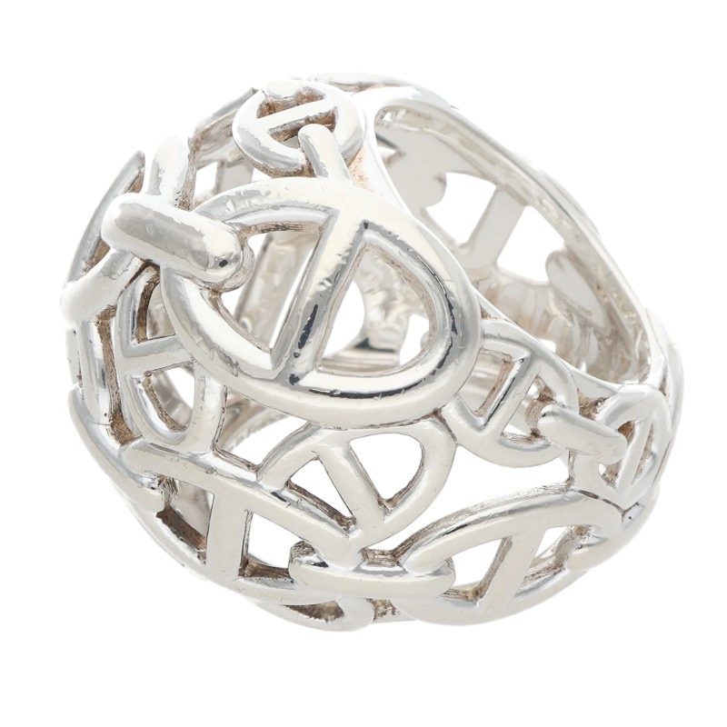 HERMES Chaine d'Ancre Enchainee TGM Silver Size ONE SIZE