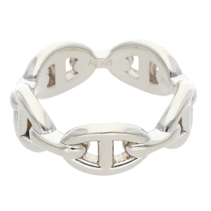 HERMES Chaine d'Ancre Enchainee PM Silver Ring Size ONE SIZE