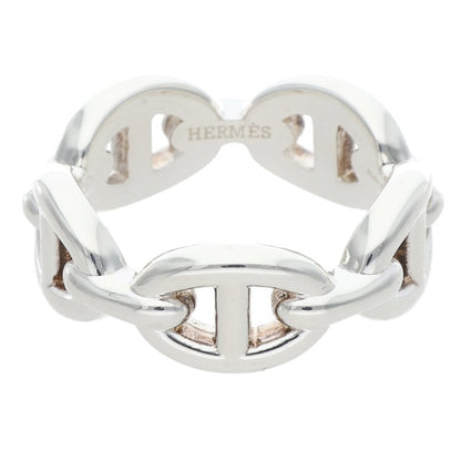 HERMES Chaine d'Ancre Enchainee PM Silver Ring Size ONE SIZE