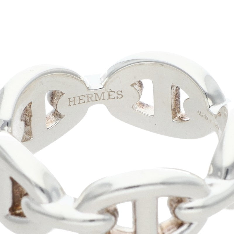 HERMES Chaine d'Ancre Enchainee PM Silver Ring Size ONE SIZE