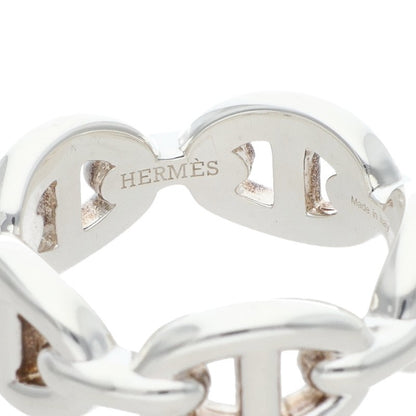 HERMES Chaine d'Ancre Enchainee PM Silver Ring Size ONE SIZE