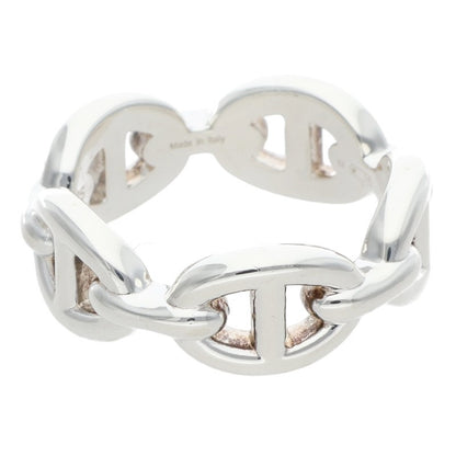 HERMES Chaine d'Ancre Enchainee PM Silver Ring Size ONE SIZE