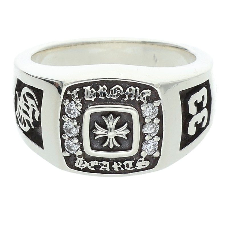 Chrome Hearts SM CHAMPION PAVE Diamond Ring Size ONE SIZE
