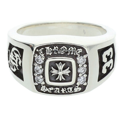Chrome Hearts SM CHAMPION PAVE Diamond Ring Size ONE SIZE