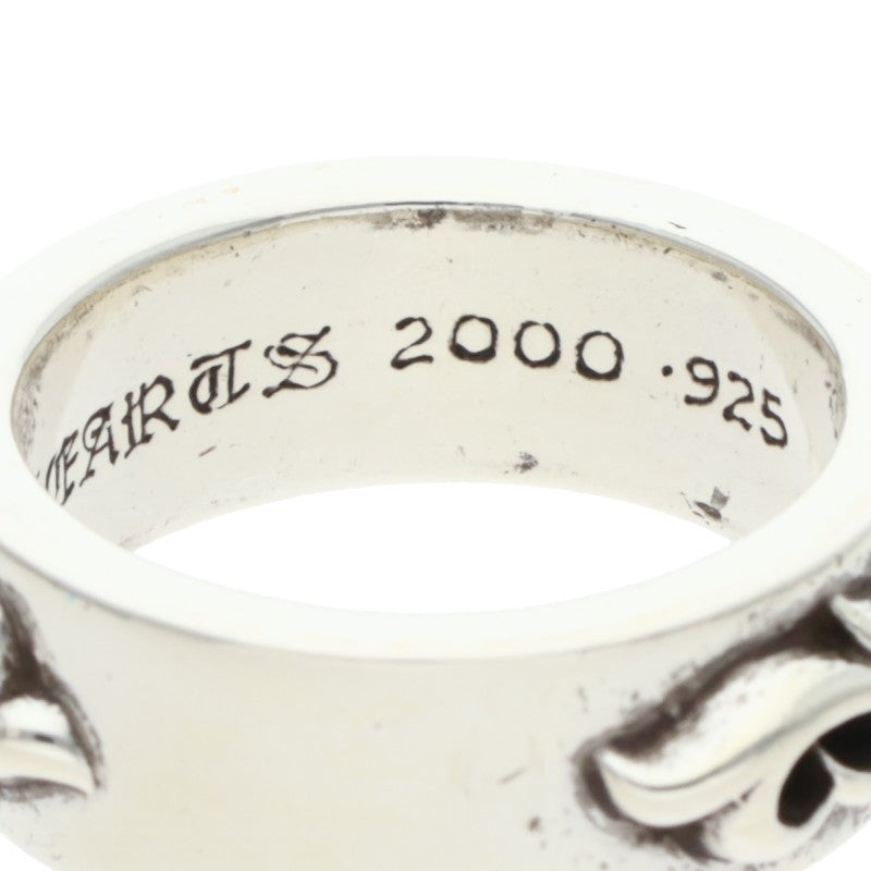 Chrome Hearts DBL Narrow Vine Band Silver Ring Size US 10.5
