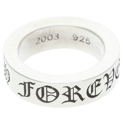 Chrome Hearts 6mm Spacer Forever Silver Ring Size US 5