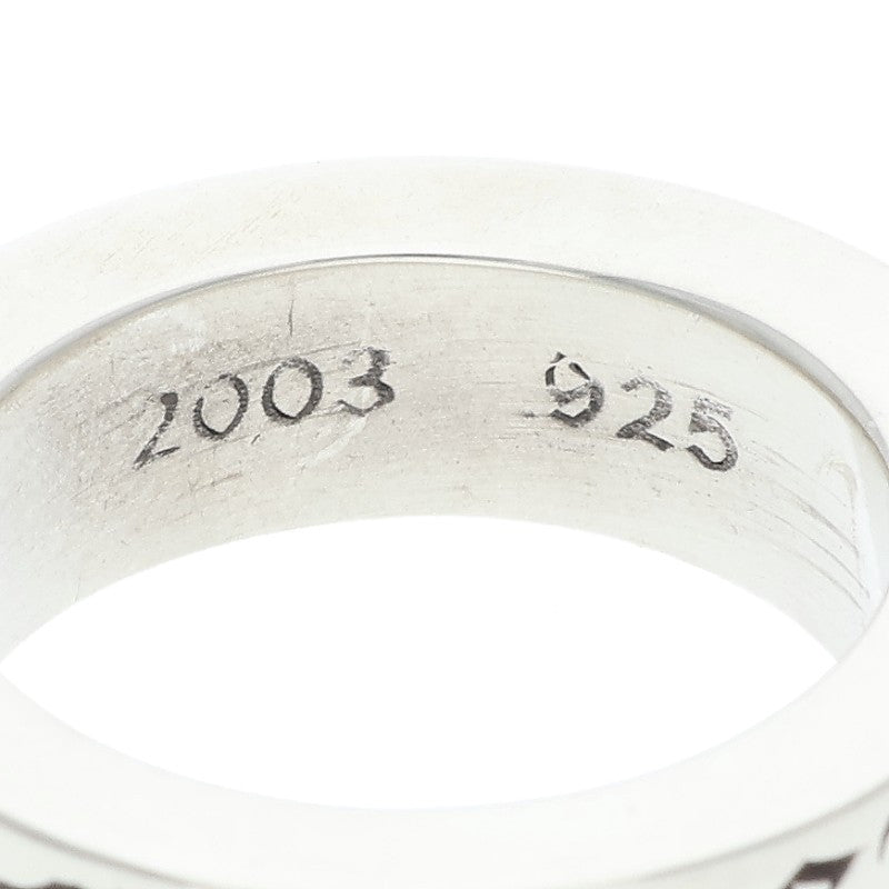 Chrome Hearts 6mm Spacer Forever Silver Ring Size US 5