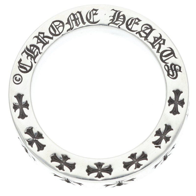 Chrome Hearts 6mm Spacer Forever Silver Ring Size US 5