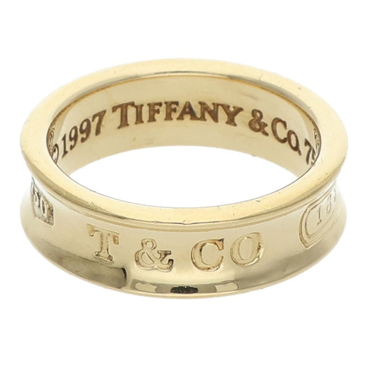 TIFFANY&Co. 1873 Narrow K18YG Ring Size ONE SIZE